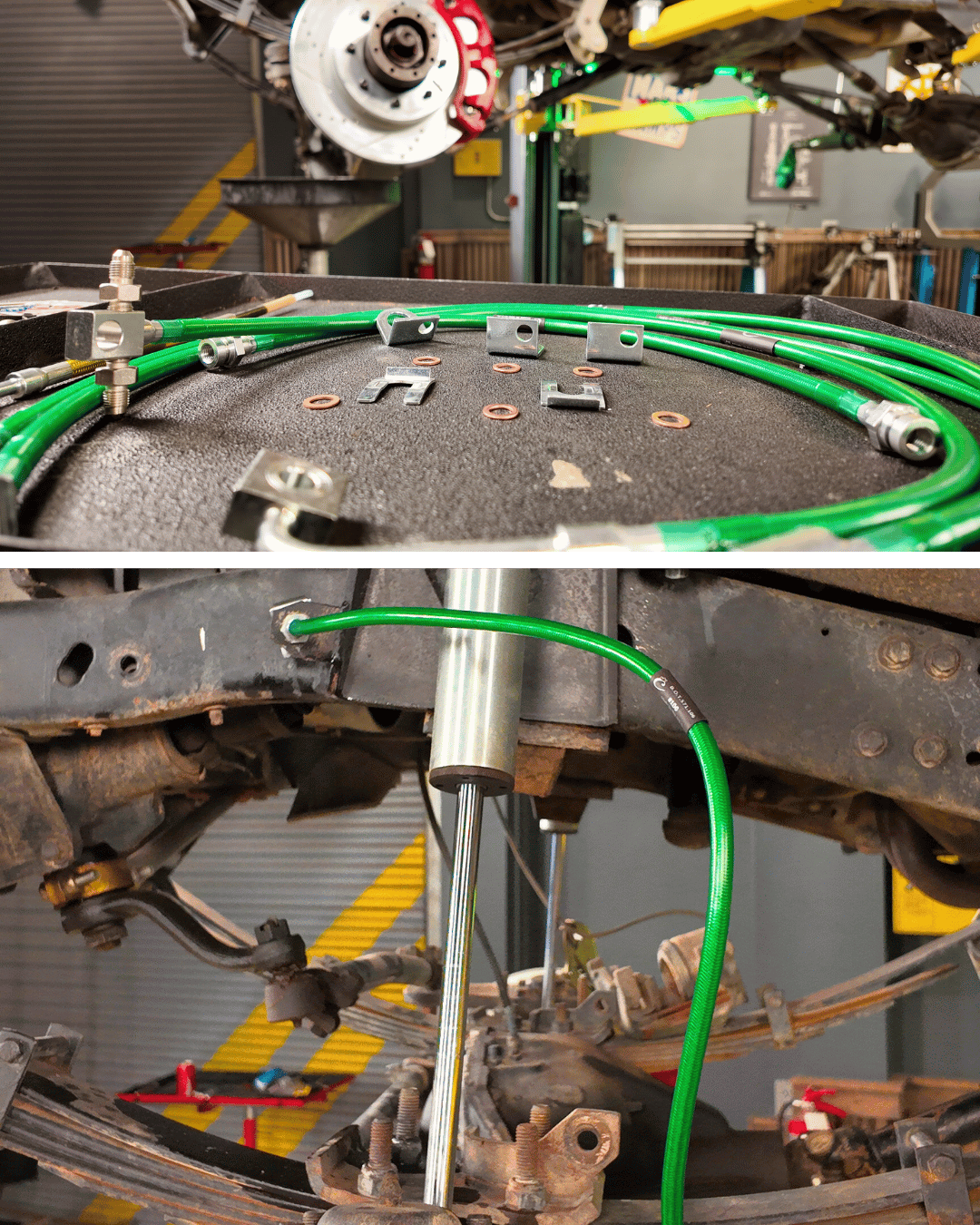 CJ7 TGG update - blog photos (3) Crown Performance brake lines complete the brake upgrades on Willie's B 1983 CJ7.