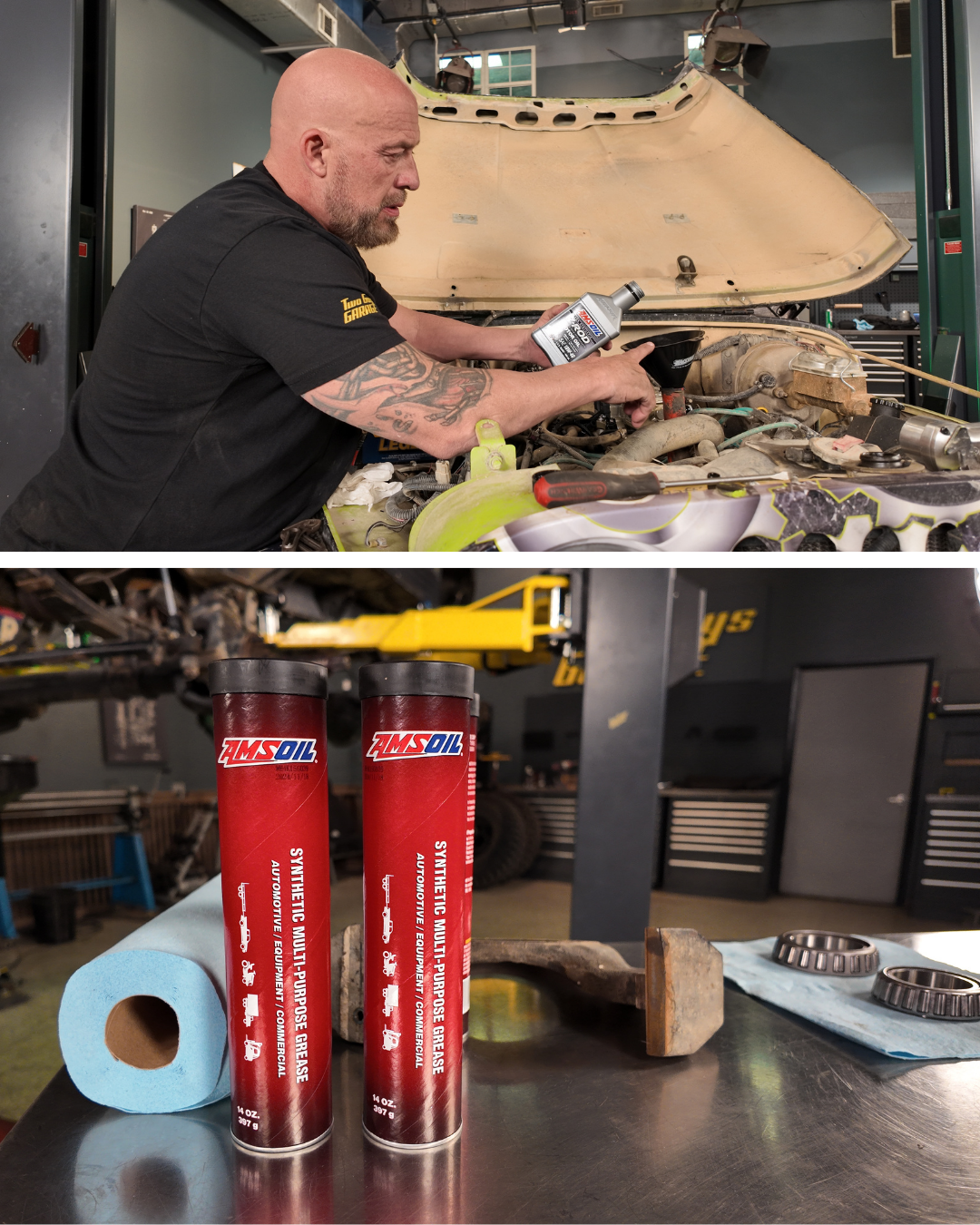 CJ7 TGG update - blog photos (4) Willie adds AMSOIL fluids to his classic CJ7.